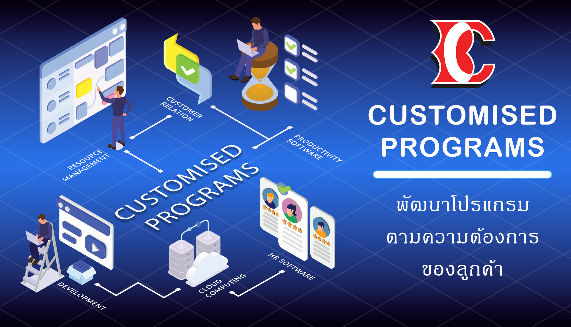 Customised Programs รับพัฒนาโปรแกรมตามความต้องการ